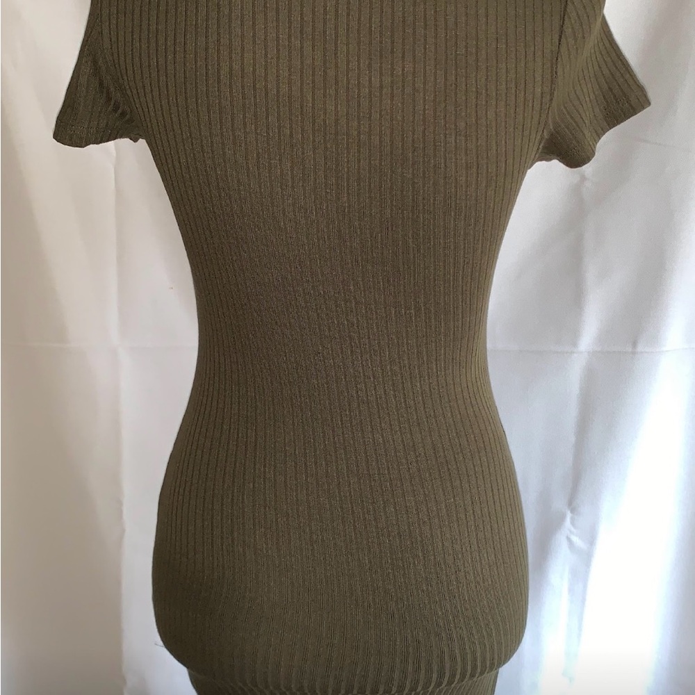 Cute army green dress